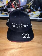 Yuki Tsunoda 2023 Scuderia Alpha Tauri #22 Flat Brim Hat