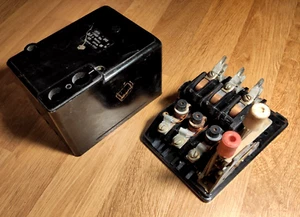 Vintage 6,4A Schalter Leitungsschutzschalter 1974 AP50-3MT alt antik АП50-3МТ Bakelit - Bild 1 von 24