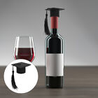  4 Pcs Lustiger Stopper Abschlusshut Glas Weinverschluss Mini-Weinflaschen
