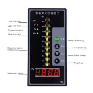 Regolatore Rilevatore Profondità Acqua Olio Liquido Integrale con Display LCD O3C8 - Foto 1 di 4