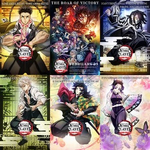 Demon Slayer Kimetsu No Yaiba Hashira Poster Kunstdruck Wohndeko HQ A1 A2 A3 A4 - Bild 1 von 80