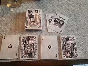 Bicycle® American Flag Playing Card Deck, Single Deck Open Box Not Used - Picture 1 of 3