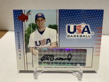 CJ Bressoud 2004 USA Baseball National Team Alumni Signatures Black Ink Auto