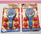 Vintage 2002 Spiderman Paddle Ball Set Of 2-8 Paddles. Marvel Toy Party Set Lot