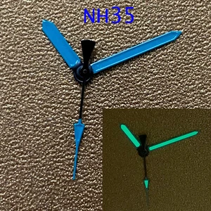Three Watch Hands Green Luminous Watch Accessories Parts for NH35/NH36 Movement - Picture 1 of 5