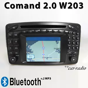 Original Mercedes W203 Comand 2.0 Bluetooth Radio MP3 Navigation S203 CL203 CD-R - Bild 1 von 6