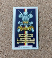 Gallaher Ltd Tobacco Card ARMY BADGES 1939, 3rd Carabiniers #48 Cigarette Card