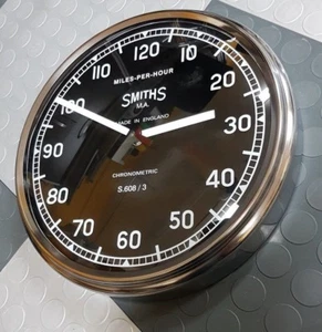 Custom Smiths British Motorcycle Speedometer Shop Clock S.608/3 - Picture 1 of 1