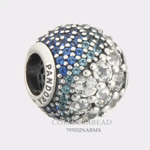 Autentico Pandora Argento Pavé Incantato Blu Zirconia 797032NABMX - Foto 1 di 1