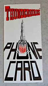 SCOTT TRACY Thunderbird 1 BT Phone Card Mint Unused limited edition - Picture 1 of 3