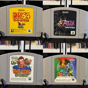 N64 LOT Japanese Cartridges - Nintendo 64 - DK64, Zelda, Pokemon + more - Picture 1 of 16