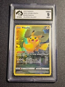 Pokemon TCG - Pikachu HOLO GG30/GG70 CGA 9 - Picture 1 of 2