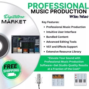 Producción musical profesional-Edición de audio multipista-Mezcla-Grabación Software DAW-Beat - Imagen 1 de 4