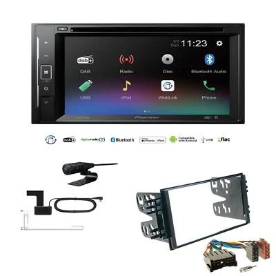 Pioneer Autoradio Bluetooth DAB USB DVD für KIA Sorento I 2002-2006 schwarz - Bild 1 von 4