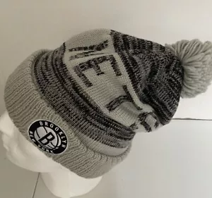 MITCHELL & NESS NBA BROOKLYN NETS Hombre Gorro Gorro Gris Talla Única - Imagen 1 de 9