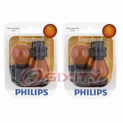 2 bombillas de señal de giro delanteras Philips para Dodge Avenger Caravan Durango lg Foto 1 de 4