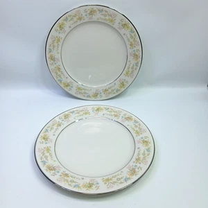 NORITAKE BLOSSOM TIME 7150 JAPÓN MARFIL PORCELANA 8 3/8" Platos de Ensalada (Juego de 2) - Imagen 1 de 8