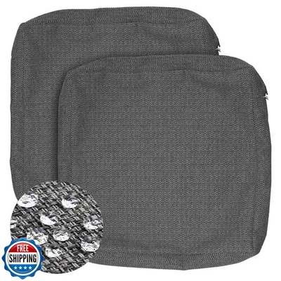 Fundas de cojín de repuesto para exteriores GUEGLSA 22x20x4 pulgadas, Waterpro Foto 1 de 4