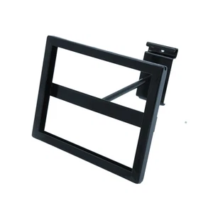 SSWBasics Black Faceout Sign Holder for Wire Grid and Grid Wall - Rectangular - Picture 1 of 2