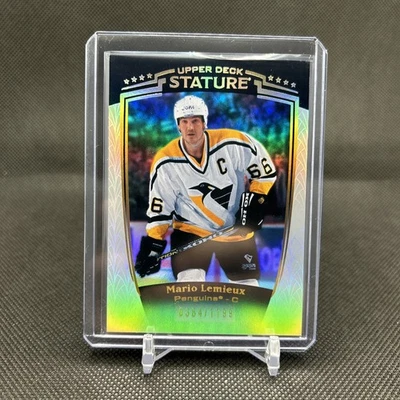 2024-25 Upper Deck Stature - Legends Mario Lemieux, Mario Lemieux #30 /1199 - Image 1 of 3