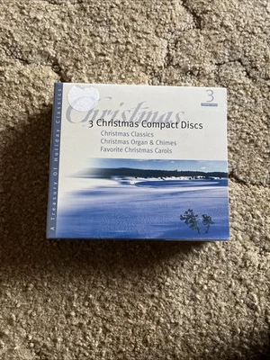 Christmas Classics 3 CD’s Organ & Chimes Favorite Christmas Carols New - Image 1 of 3