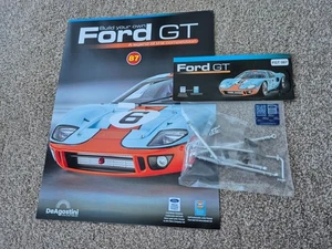 1/8 SCALE DEAGOSTINI BUILD YOUR OWN THE FORD GT40 CAR ISSUE PART 87 + MAGAZINE - Picture 1 of 3