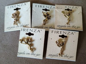 Firenza Angels On The Go Pins Set Of 5 - Picture 1 of 7