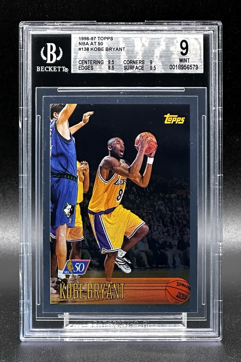 Topps Kobe Bryant Basketball Rookie Sports Trading Cards