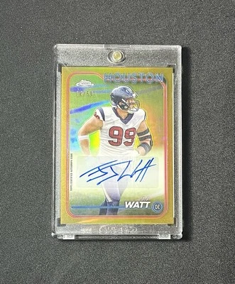 Topps 2024 cromo JJ vatios dorado automático 18/50 Foto 1 de 3