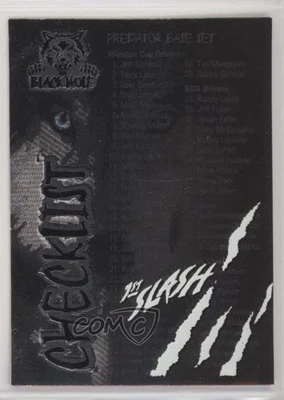 1997 Wheels Predator Black Wolf First Slash Checklist #66 - Image 1 of 2