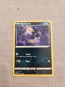 Murkrow 093/163 Swsh05: Battle Styles Regular - Picture 1 of 2