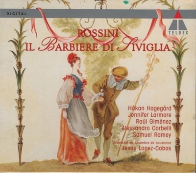 Rossini: Il Barbiere di Siviglia - Larmore, Gimenez, López-Cobos - Teldec 2 CDs - Bild 1 von 2
