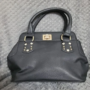 Red Herring Leather Black Handbag. Very Good Condition. 5 Inside Partitions - Picture 1 of 10