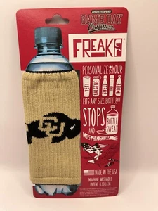 Colorado U. Buffaloes Freaker USA Fits Every Bottle / Can Insulator Koozie - Picture 1 of 2