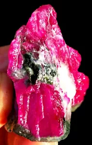 64.2g Museum!!! Natural Red Ruby in Green Zoisite Crystal Gem Specimen ie3441 - Picture 1 of 15