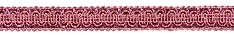 DÉCOPRO (TM) Scroll Gimp Braid Trim, Style# 0058SG, Color# K13 - Dusty Rose Pink [12 Yards]