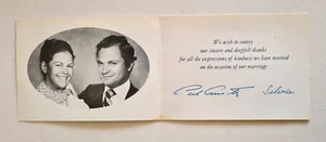 rare Invitation to the wedding of the King and Queen of Sweden - Bild 1 von 2