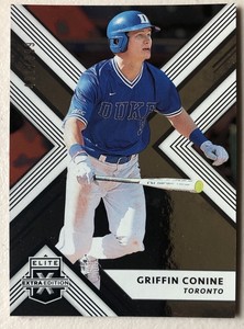 Griffin Conine 2018 Elite Extra Edition Rookie /999 Toronto Duke Blue Devils RC