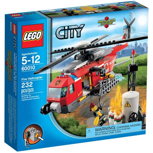 LEGO City HELICÓPTERO DE BOMBEROS 60010 sellado nuevo en caja retirado Foto 1 de 1