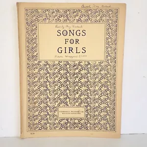 Vintage 1924 Songs For Girls Sheet Music Songbook Collection of 29 Songs - Picture 1 of 13