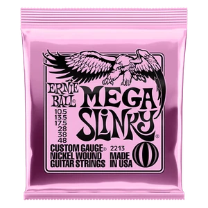 Ernie Ball Mega Slinky nickelgewickelte E-Gitarrensaiten (Stärke 10,5-48) - Bild 1 von 1