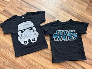 Boys Size 5  Short Sleeve Shirt Lot Star Wars Stormtrooper XS Youth 4 5 T-shirt - Picture 1 of 2