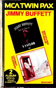 JIMMY BUFFETT - Son of a Sailor / Coconut Telegraph - 2 ON 1 CASSETTE TAPE 1982 - Picture 1 of 3