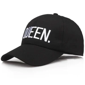 Queen. Baseball Cap Black, White Letters, Hip Hop, Stylish, Party, Photo, Queen - Picture 1 of 2