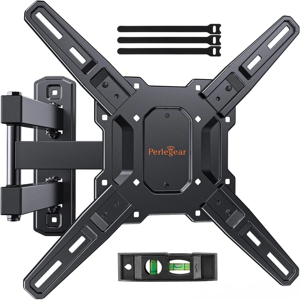 Perlegear Full Motion TV Mount for Most 26–60 inch TVs PGMF3 OPEN BOX