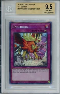 Yugioh! Underdog - BLVO-EN092 - Secret Rare - 1st Edition BGS 9.5 - Picture 1 of 2