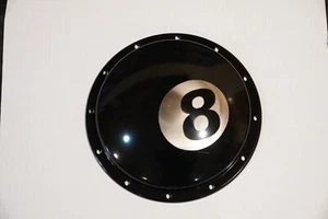 8 Ball Black Primary Derby Clutch Cover 57-70 Harley Sportster Ironhead XL - Picture 1 of 4