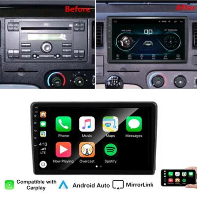 9" Android 11 Autoradio Stereo GPS 2+32GB Für 2009-2019 Ford New Transit Carplay - Bild 1 von 4