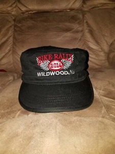 2014 Bike Rally Wildwood NJ New Jersey Biker Hat Cap Adjustable One Size Fit All - Picture 1 of 4