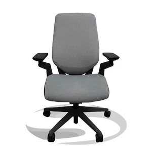 Steelcase Gesture Chair Highly Adjustable in Light Gray Fabric - Picture 1 of 6